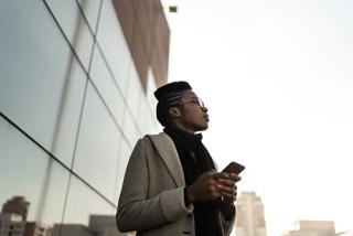 An Urban Studies student observing the environment